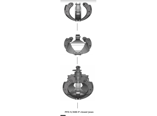 Graifer Idrobenne PFO 6/290 ASYM fara rotator hydraulic de vanzare